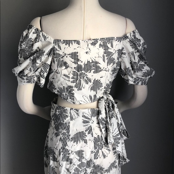 NWOT Free People print two piece pant set - Picture 5 of 8